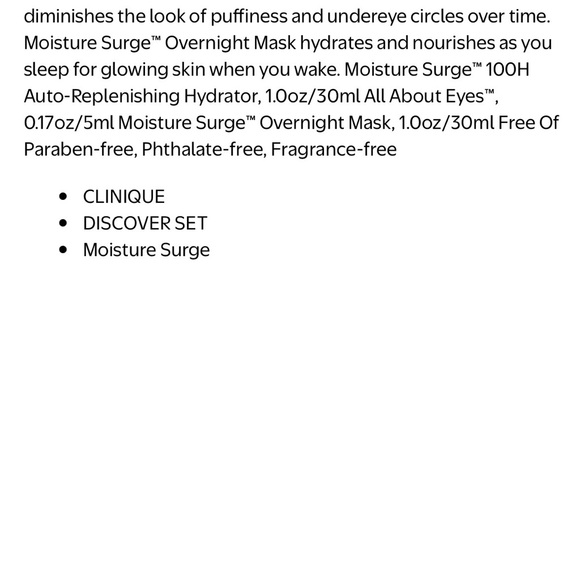 Clinique Moisture Surge Hydration Trio - Peach - Picture 3 of 4